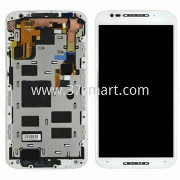 Moto X2 Lcd+Touch+Frame Bianco