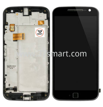 Moto G4 Plus Lcd+Touch+Frame Nero