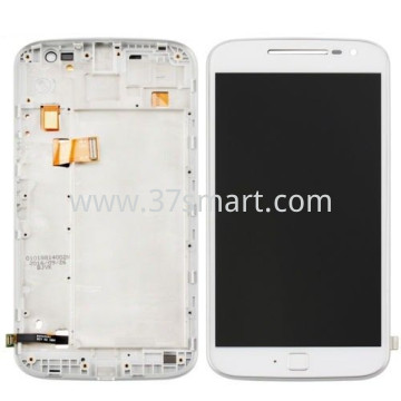Moto G4 Plus Lcd+Touch+Frame Bianco