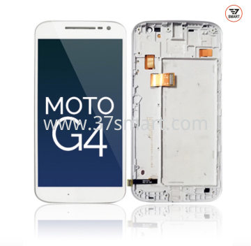 Moto G4 Lcd+Touch+Frame White