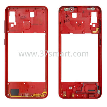 Samsung A30 2019 A305F Middle Cover Red