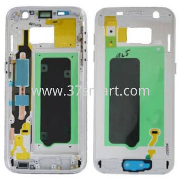 Samsung Galaxy S7 G930F Middle Cover+Flex Argento