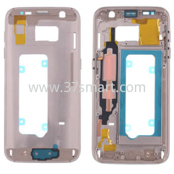 Samsung Galaxy S7 G930F Middle Cover+Flex Oro