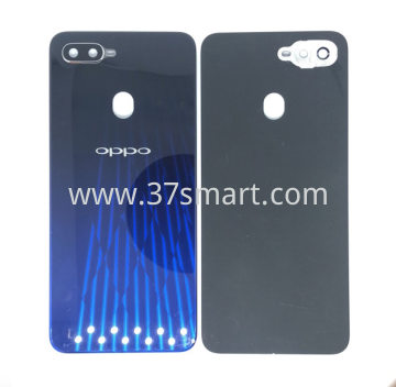 OPPO A7X/F9 Cover Back+ Camera Frame Blau