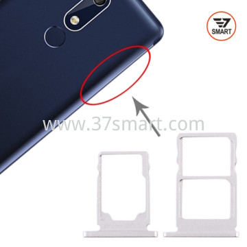 Nokia 5.1 SIM Tray Silber