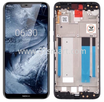 Nokia 6.1 Plus Lcd+Touch+Frame Blau