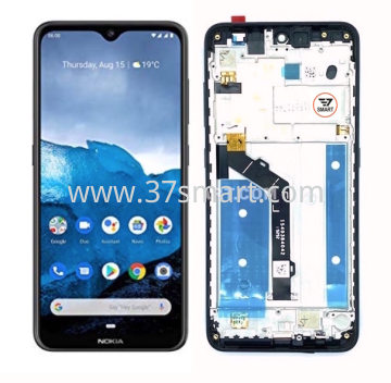 Nokia 6.2/Nokia 7.2 Lcd+Touch+Frame Black