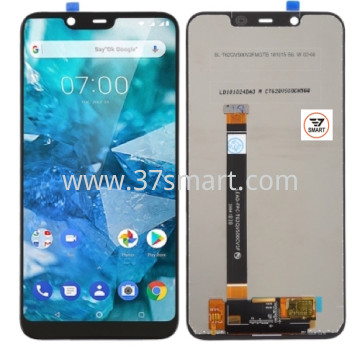 Nokia 8.1 Lcd+Touch Schwarz