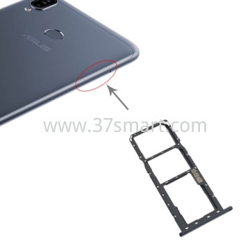Asus ZenFone Max M2 ZB633KL SIM Tray Black