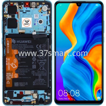 Huawei P30 Service Pack Display Nuovo Code Blu