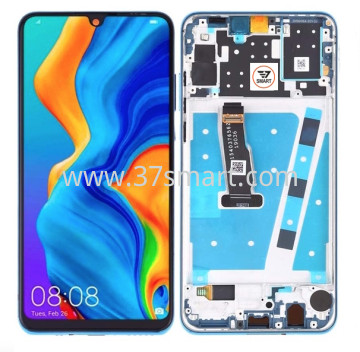 Huawei P30 Lite Lcd+Touch+Frame Version 48MP Blau