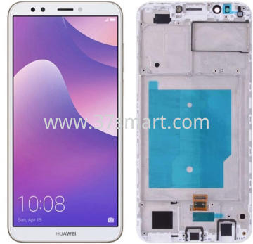 Huawei Y7 2018 Lcd+Touch+Frame Bianco
