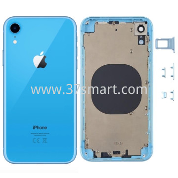 iPhone XR Cover Posteriore+Frame Blu