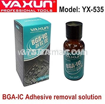YAXUN YX-535  Glue Remover Liquid BGA IC 20ml Bulk