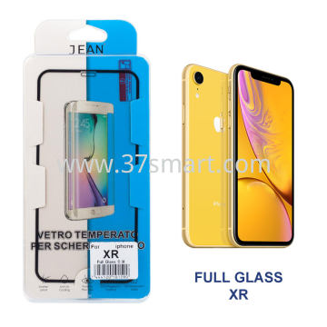 IP-17 iPhone XR, iPhone 11 Full Tempered Glass Black