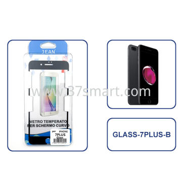 IP-07 iPhone 7 Plus, iPhone 8 Plus Full Coverage Tempered Glass Black