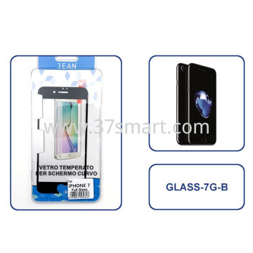 IP-08 iPhone 7, iPhone 8 Full Coverage Tempered Glass Schwarz