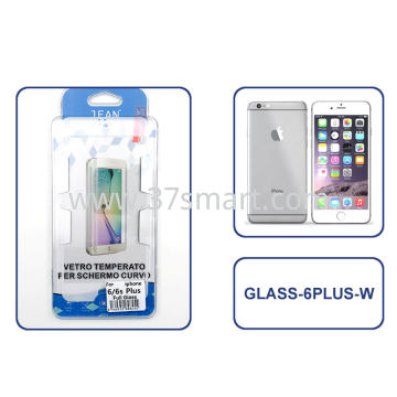 IP-05 iPhone 6 Plus, iPhone 6s Plus Full Coverage Tempered Glass White