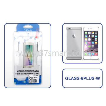 IP-05 iPhone 6 Plus, iPhone 6s Plus Vetro Temperato Copertura Totale Bianco