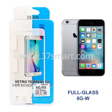 IP-03 iPhone 6G, iPhone 6S 全屏全胶 玻璃膜 白色