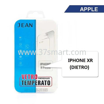 IP-18 iPhone XR Dietro Back Cover Tempered Glass OEM