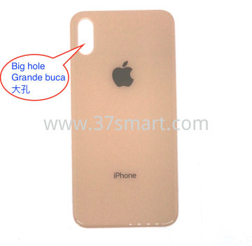 iPhone XS Cover Posteriore Con Grande Buca Oro