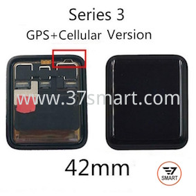iWatch Series 3 42mm Version Lite Regenerate Lcd+Touch Schwarz