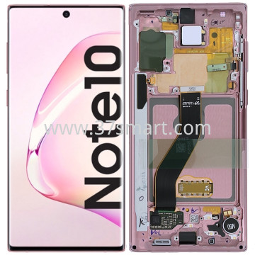 Samsung Note 10 N970F Service Pack Display Rosa