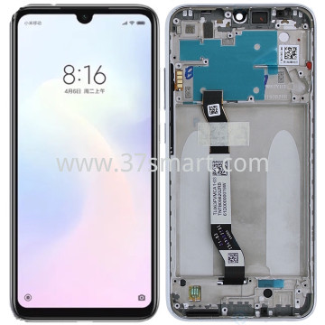 XIAOMI Redmi Note 8 Lcd+Touch+Frame Silver