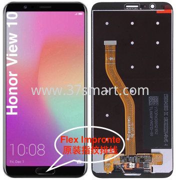 Huawei Honor View 10 Lcd+Touch+Flex Impronte Nero