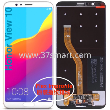 Huawei Honor View 10 Lcd+Touch+Flex Impronte Bianco