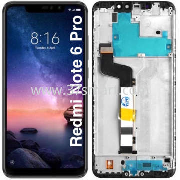 RedMi Note 6 Pro Lcd+Touch+Frame Black