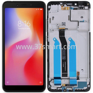 XIAOMI RedMi 6/RedMi 6A Lcd+Touch+Frame Black