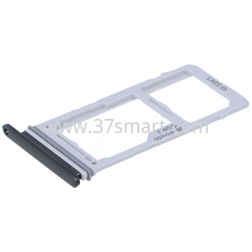 Samsung G970F/G973F/G975F SIM Card Tray Schwarz