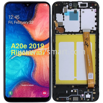 Samsung A20e 2019 A202F Lcd+Touch+Frame ORI Nero