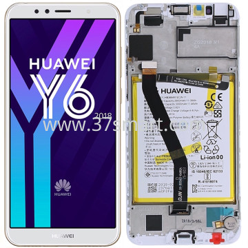 Huawei Y6 2018  Service Pack Display Bianco
