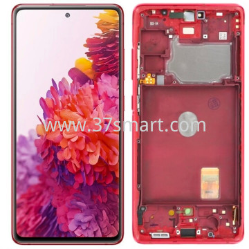 Samsung S20 FE 5G G781 Service Pack Display Red