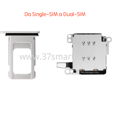 iPhone XR Flex Dual-SIM+Tray, Change Single-SIM to Dual-SIM White