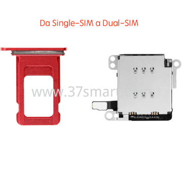 iPhone XR Flex Dual-SIM+Tray, Change Single-SIM to Dual-SIM Red