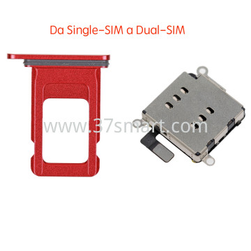 iPhone 11 Flex Dual-SIM+Tray, Change Single-SIM to Dual-SIM Red