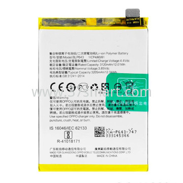 OPPO BLP643 OEM Batteria 3205mAh Bulk