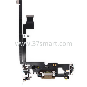 iPhone 12 Pro Max Charging Port Flex Gold
