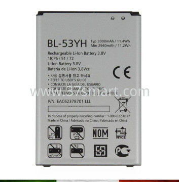 LG BL-53YH/G3 OEM Batteria 3000mAh Bulk