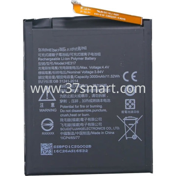 Nokia HE317/Nokia 6 OEM Battery 3000mAh Bulk