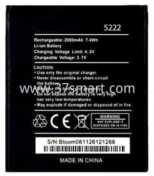 Wiko 5222 OEM Batteria 2000mAh Bulk