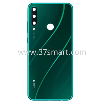 HUAWEI Y6P 2020, Honor 9A 后盖+相机框 绿色