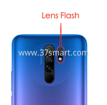Xiaomi Redmi 9 Glass For Flash Schwarz