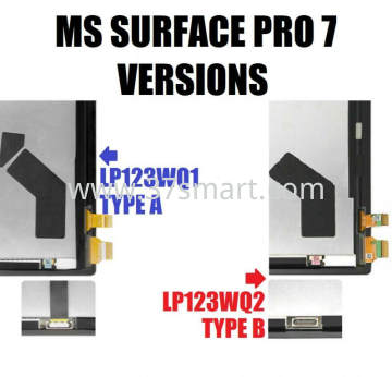 SurFace Pro 7 1866 Lcd+Touch Nero