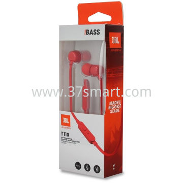 JBL Tune 110 耳机 红色