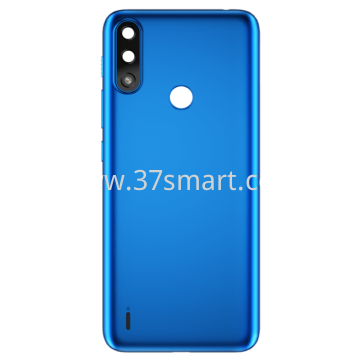 Moto E7 Power Cover Back+Camera Lens Blue